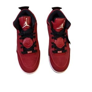 Jordan‎ Son Of Mars Low BG Kids Red Suede Sneakers Size 4.5Y with box